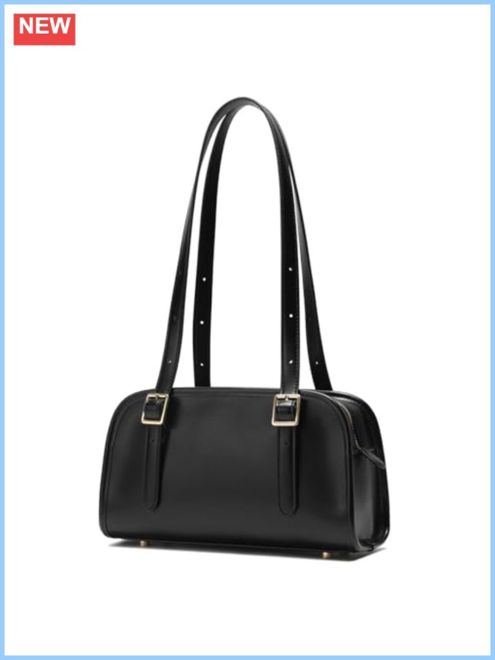 Keyli Leather Shoulder Bag Top-Handle Hobo Adjustable Strap